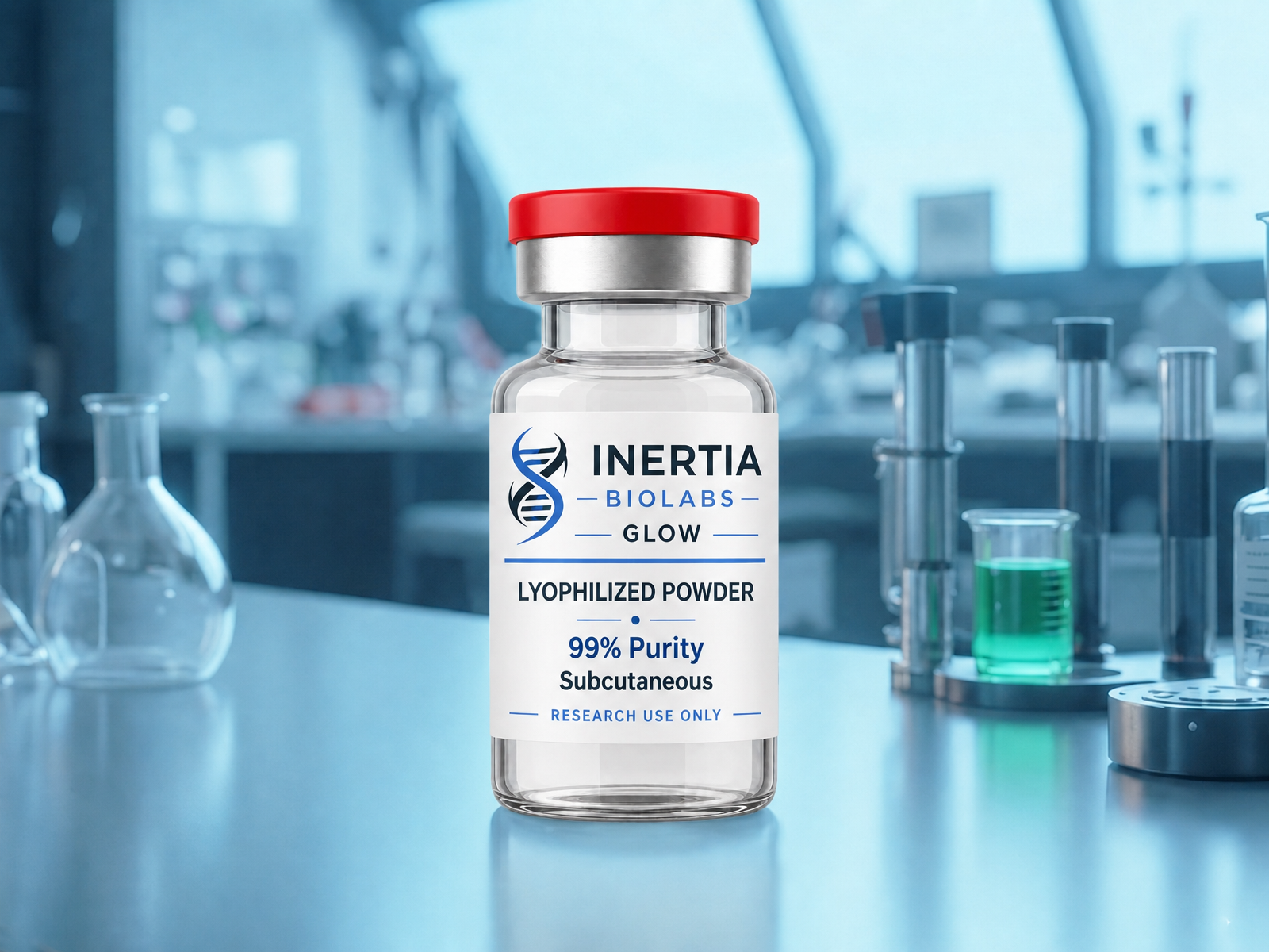Peptide research vials